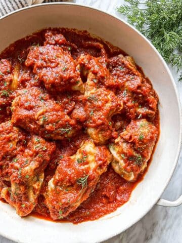 Easy Stuffed Cabbage Rolls in a Dutch Oven Recipe
