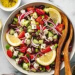 Mediterranean Salad with Greek Dressing Recipe