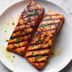 Cajun Honey Butter Grilled Salmon Recipe