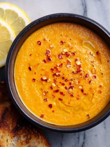 Lebanese Lemon Lentil Soup Recipe