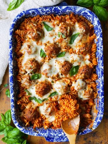 Dump and Bake Meatball Casserole Recipe