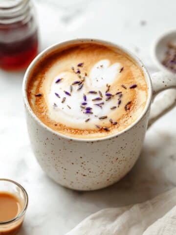 Lavender Latte (Hot or Iced) Recipe