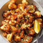 Garlic-Parmesan Roasted Cauliflower Recipe