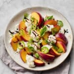 Peach Burrata Salad Recipe