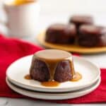 Sticky Toffee Pudding with Luxurious Toffee Sauce and Vanilla Ice Cream Recipe