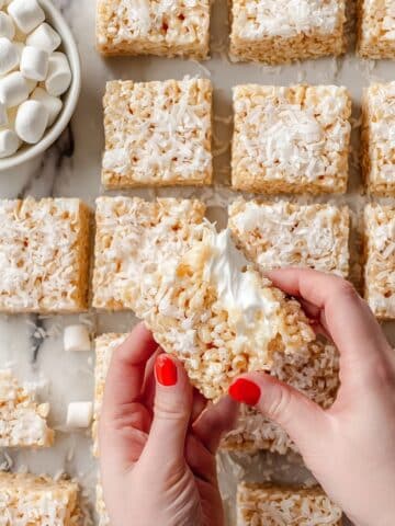 Coconut Rice Krispie Treats Recipe