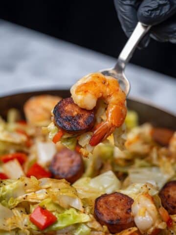 Southern Fried Cabbage with Shrimp Recipe