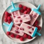 Raspberry Greek Yogurt Popsicles Recipe