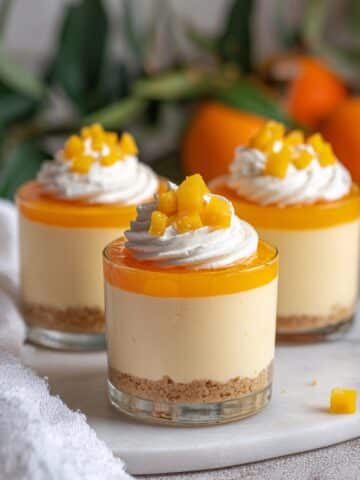 No Bake Mango Cheesecake Cups Recipe