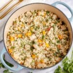 Sticky Coconut Rice with Chicken and Cashews Recipe