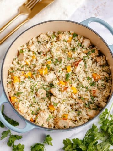 Sticky Coconut Rice with Chicken and Cashews Recipe