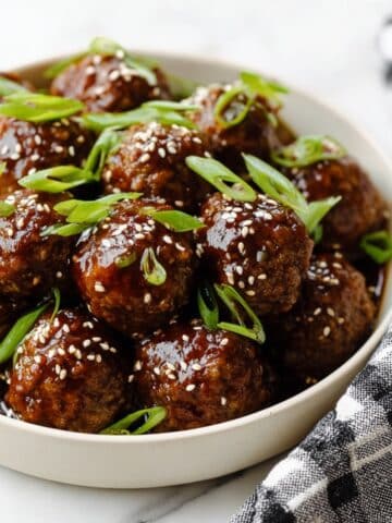 Saucy Asian Meatballs Recipe