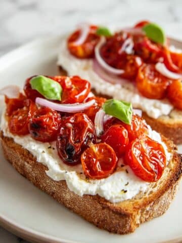 Tomato Ricotta Toast Recipe