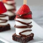 Chocolate Strawberry Dessert Kabobs Recipe
