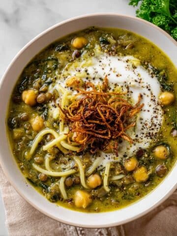 Ash Reshteh (Persian Noodle and Herb Soup) Recipe