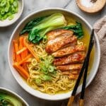 Chicken Teriyaki Ramen with Coconut Aminos and Veggie Toppings Recipe