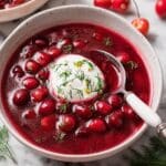 Hungarian Cold Cherry Soup Recipe