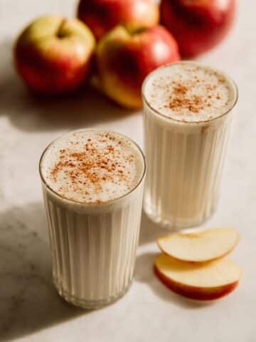 Apple Smoothie with Cinnamon and Almond Butter Recipe