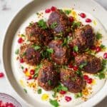 Lamb Koftas with Tahini Yogurt Sauce Recipe