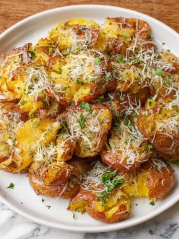 Parmesan Smashed Potatoes Recipe