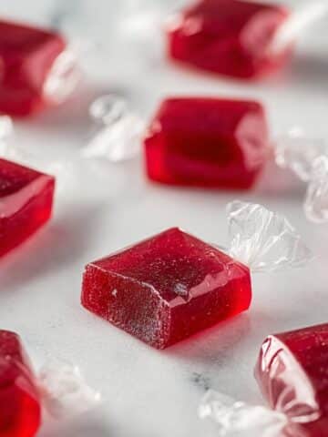 Sweet Cranberry Pomegranate Caramels Recipe