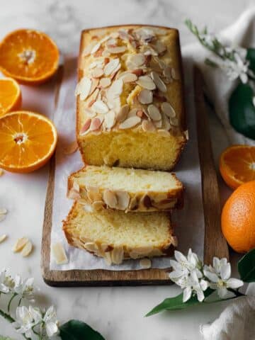 Orange Almond Loaf Cake Recipe