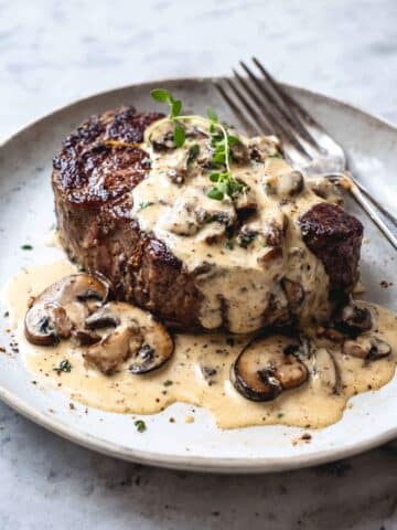 Creamy Mushroom Sauce for Steak Recipe
