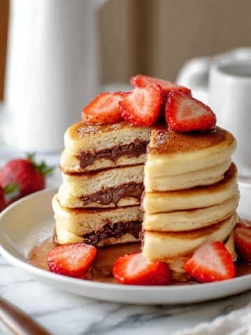 Nutella Stuffed Pancakes Recipe