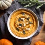 Pumpkin Whipped Feta with Crispy Sage Recipe