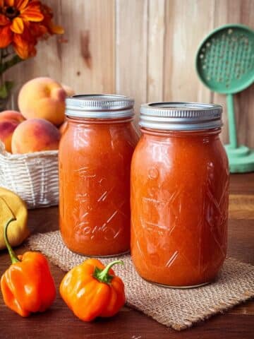 Smoked Peach Habanero Hot Sauce Recipe