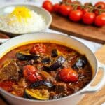 Khoresh Bademjan: Persian Eggplant Stew with Lamb Recipe