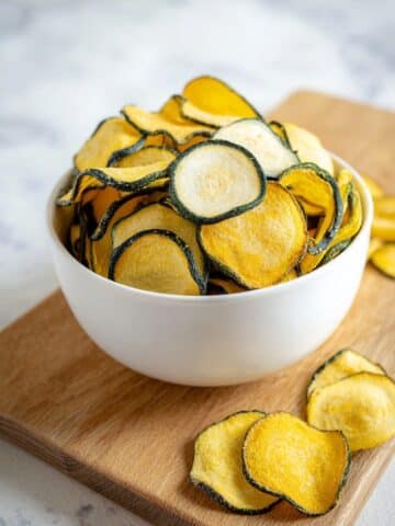 Salt and Vinegar Dehydrated Zucchini Chips Recipe