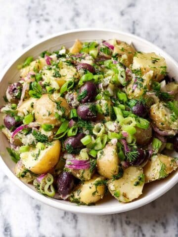 Greek Potato Salad (No Mayo!) Recipe