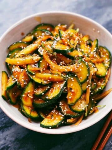 Spicy Korean Cucumber Salad Recipe