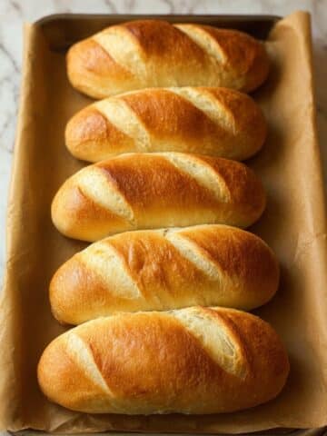 Homemade Hoagie Rolls Recipe