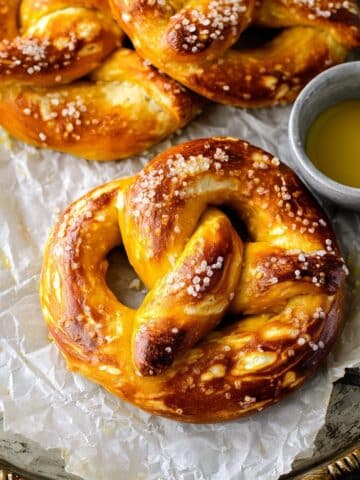 Cheese Stuffed Soft Pretzels Recipe