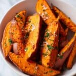 Crispy Air Fryer Sweet Potato Wedges Recipe