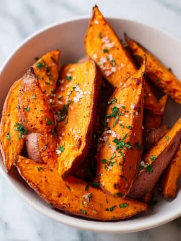 Crispy Air Fryer Sweet Potato Wedges Recipe
