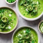 Creamy Avocado Pea Gazpacho Recipe