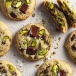 Pistachio Cream-Stuffed Chocolate Chip Cookies Recipe