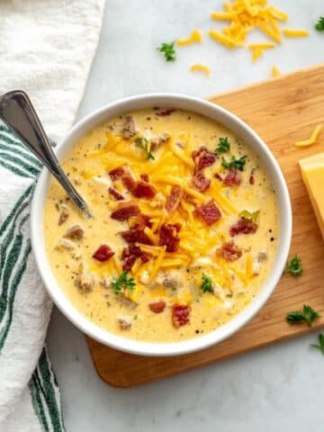 Bacon Cheeseburger Soup Recipe