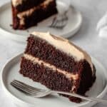 Chocolate Peanut Butter Cake with Nutella Ganache and Creamy Peanut Butter Frosting Recipe