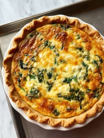 Spinach Feta Quiche Recipe Easy Recipe