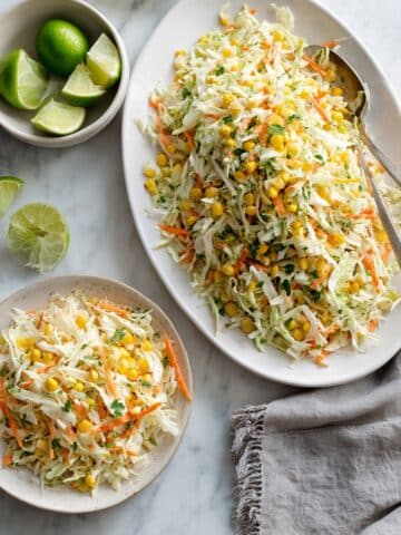 Spicy Cabbage and Corn Slaw Recipe