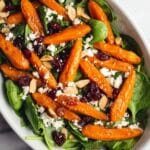 Roasted Carrot Salad with Cranberries, Feta, and Toasted Almonds Recipe