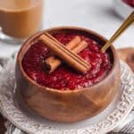 Maple Bourbon Cranberry Sauce Recipe