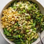 Grilled Corn and Orzo Salad with Scallion Dill Dressing Recipe