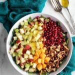 Pear and Apple Spinach Salad with Honey Mustard Dressing Recipe