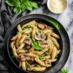 Instant Pot Creamy Mushroom Pasta Recipe