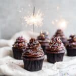 Chocolate Brownie Birthday Cupcakes Recipe